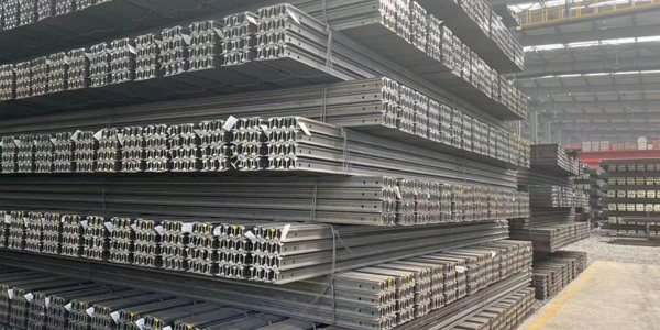 ASCE 40 rail stock in warehouse