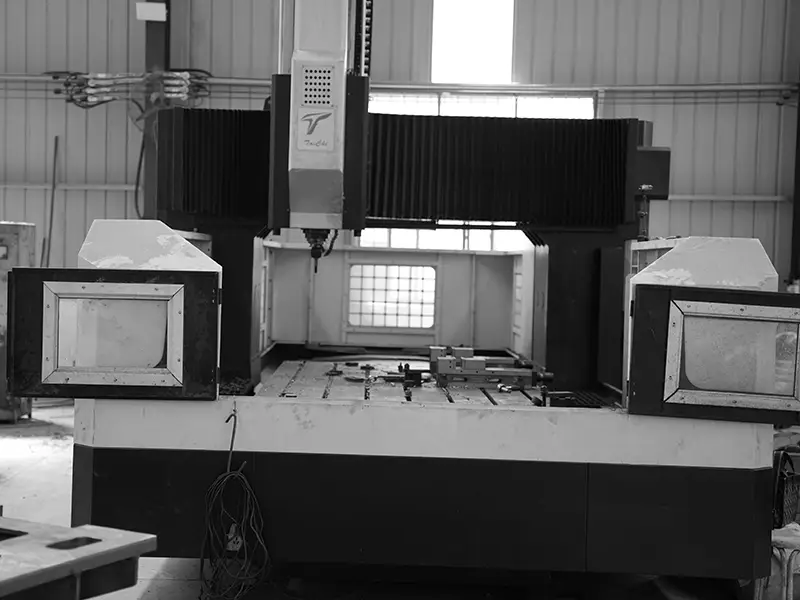 crane rail processing workshop and equipment