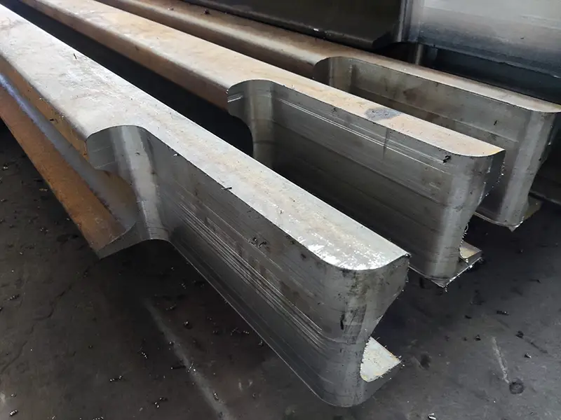 50E6 rail L-shape joint cutting