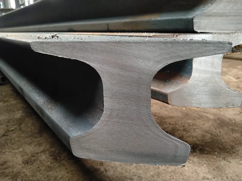 Angled cut processing of rail for precise installation