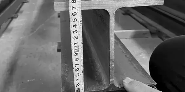 Steel profile H-beam commonly used in building structures