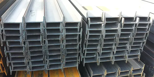 Steel profile I-beam for construction and structural support