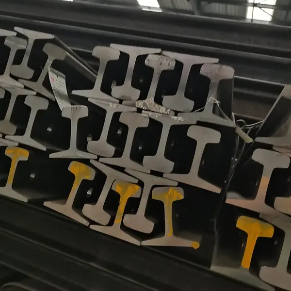 54E4 rail stored in warehouse