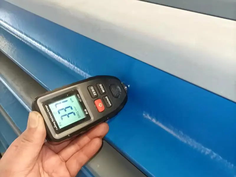 56E1 rail with protective coating finish