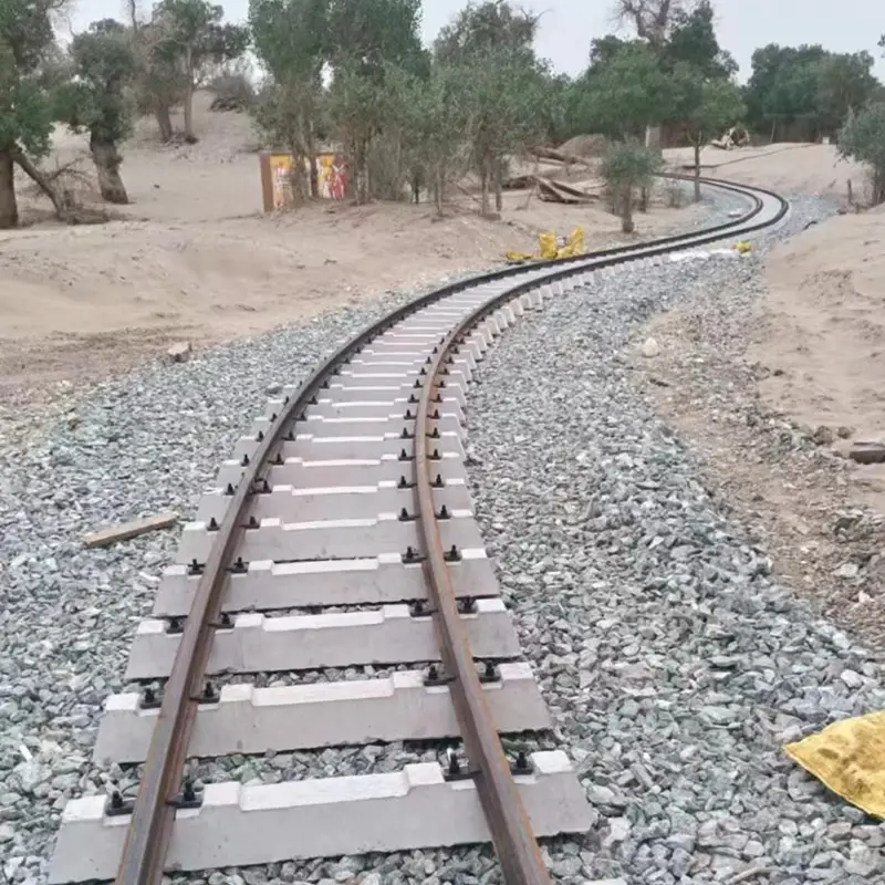 18kg 24kg 30kg light railway tracks for scenic train line