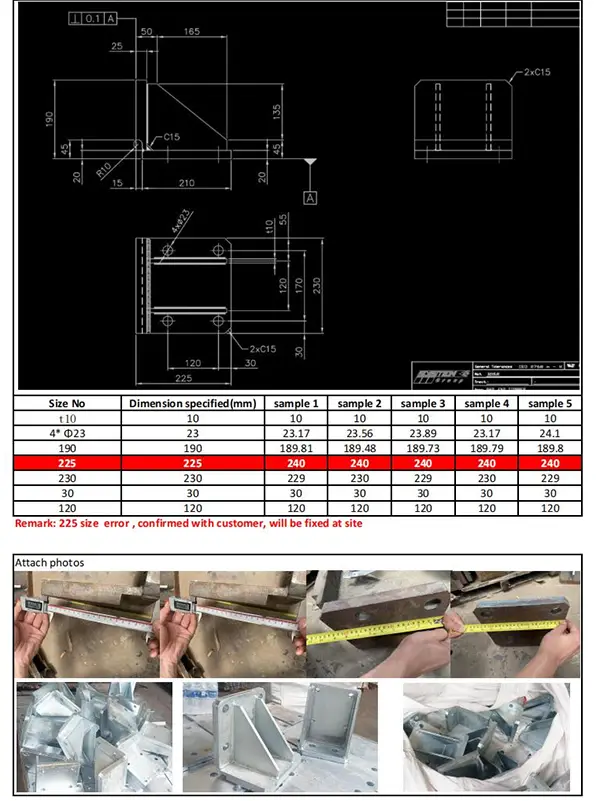Quality verification of warehouse rail system