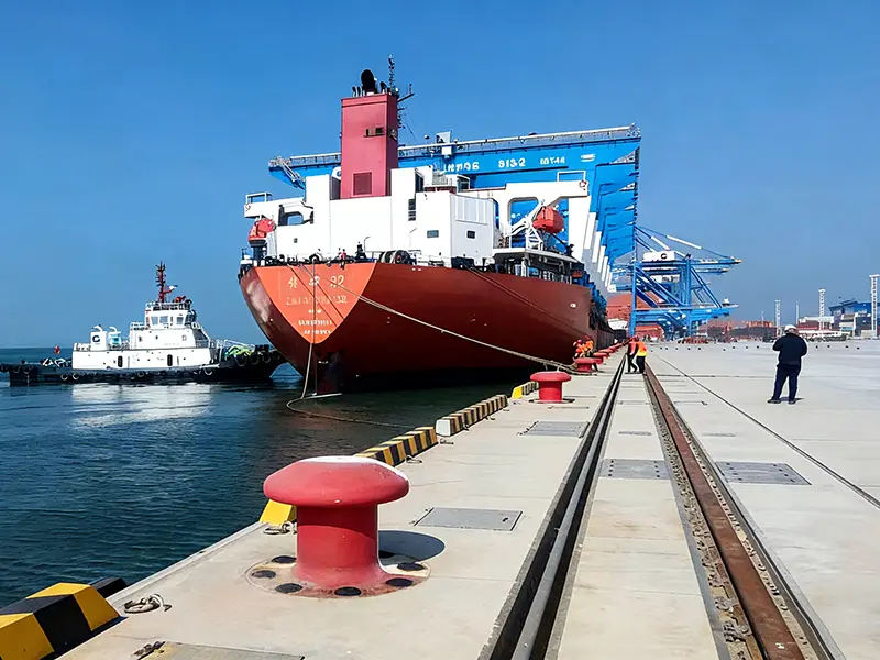 High Load Capacity Rail System for Harbor Cranes