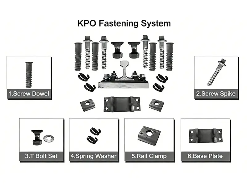 KPO Rail Fastener System