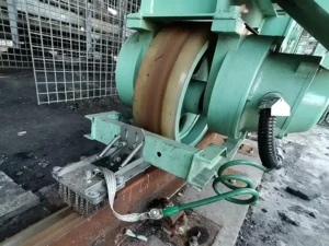 Crane Rail Cleaning System Installed on Crane Runway