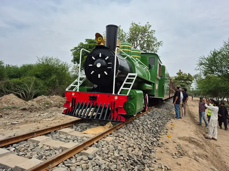 P22 light rail for Pakistan park train