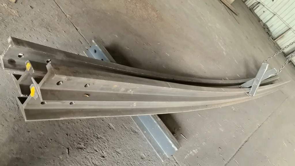 Tail Rail Curved Section After Bending