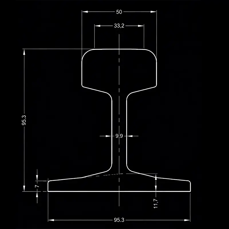 ISCOR 22kg rail