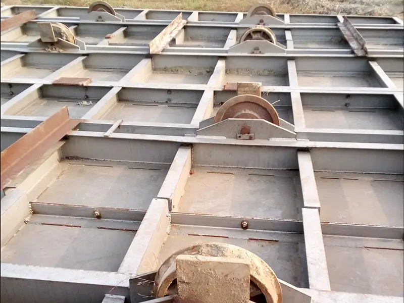 Kiln bogie system wheel assembly at project site