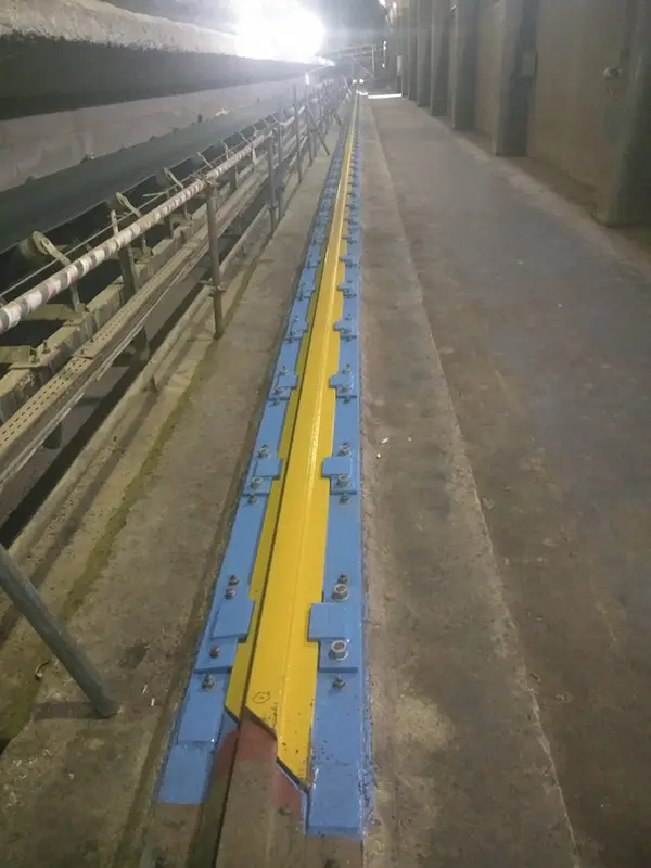 Completed industrial rail replacement project for fertilizer plant