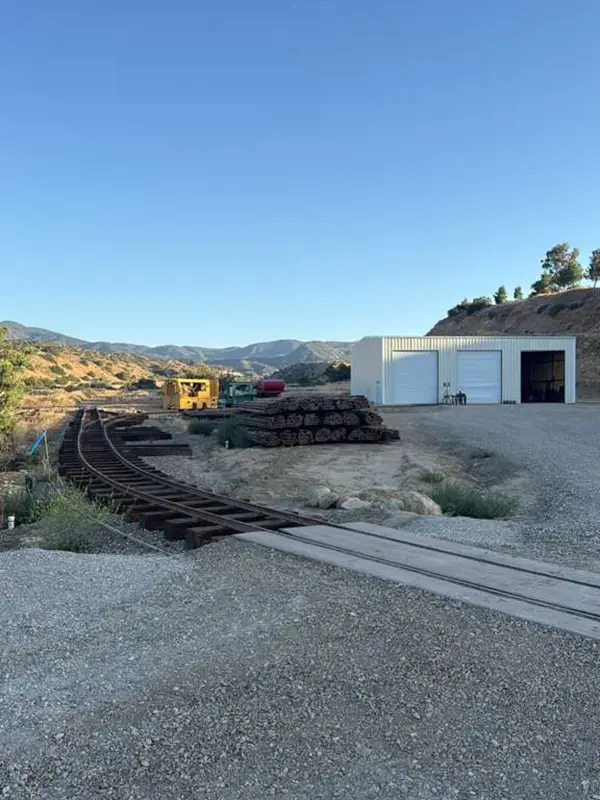 Drilling rail system installed at a California project site in USA