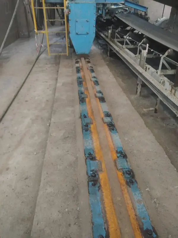 Existing rail condition in fertilizer production plant
