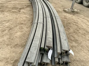 GB50KG crane rails ready for shipment