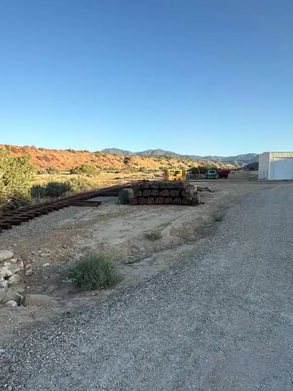 Rail track application for a drilling rail system project in California