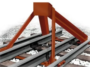 3D application of rail stopper installation system