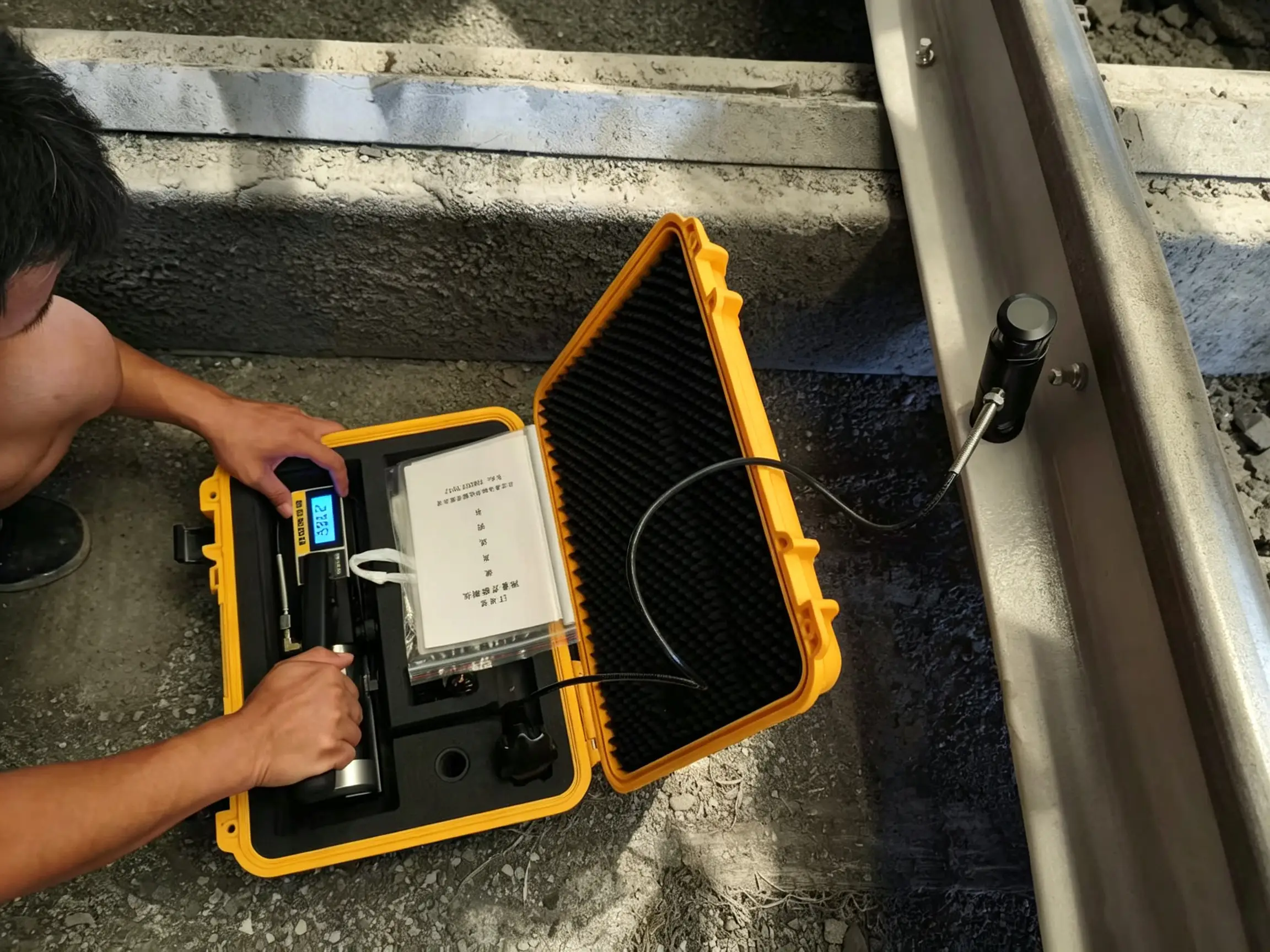 Adhesion test for rail anti-corrosion coating system