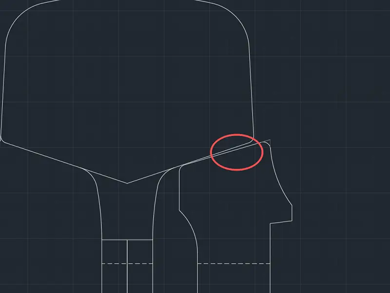 Gap illustration based on original drawing