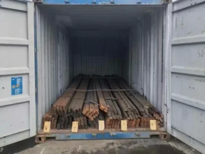Q355B steel flat bars loaded for New Zealand shipment