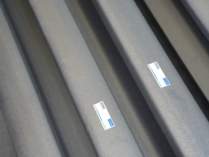 Rail surface roughness test after sandblasting