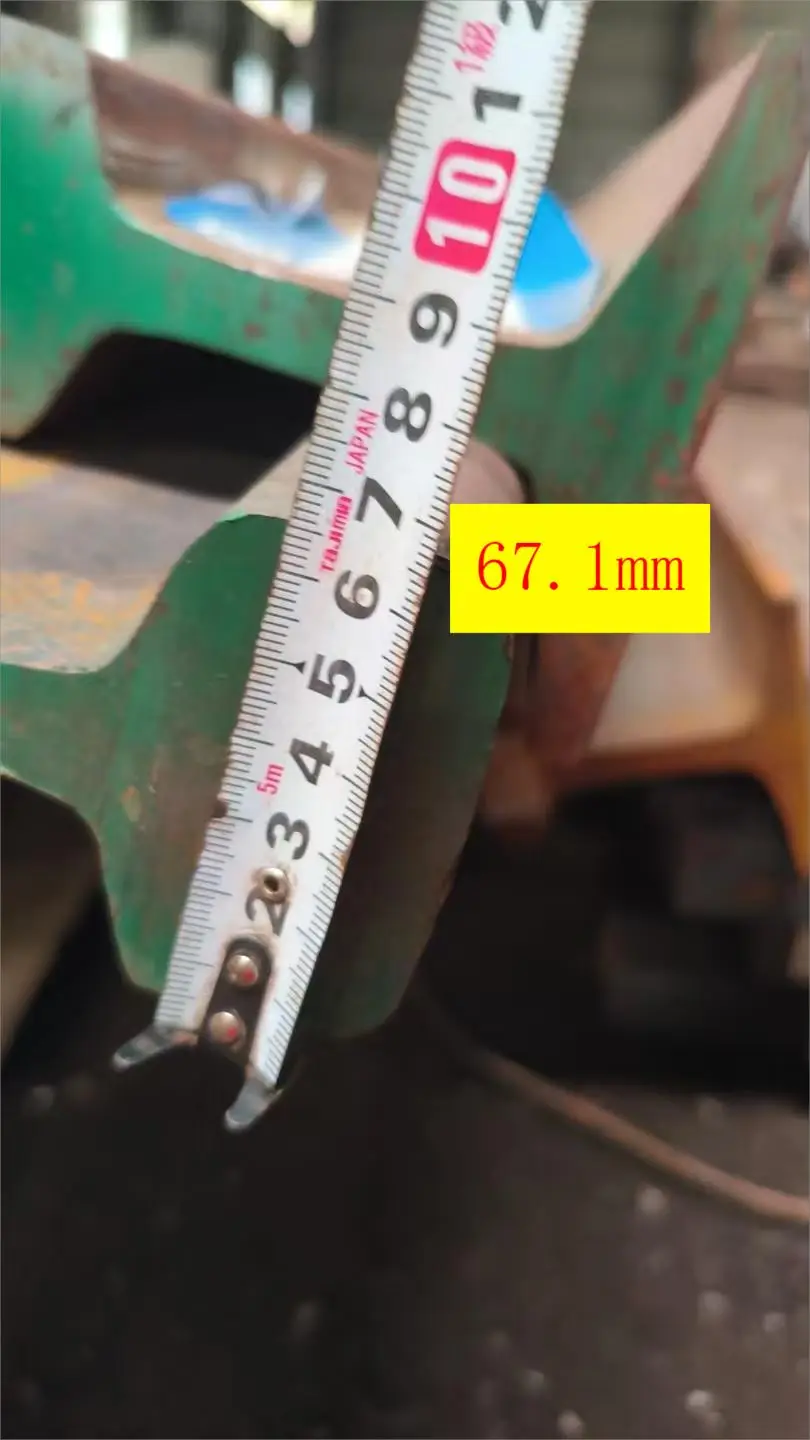 S49 rail head width measurement for quality inspection