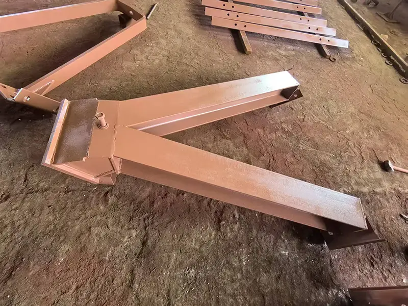 Steel rail stopper parts with protective coating