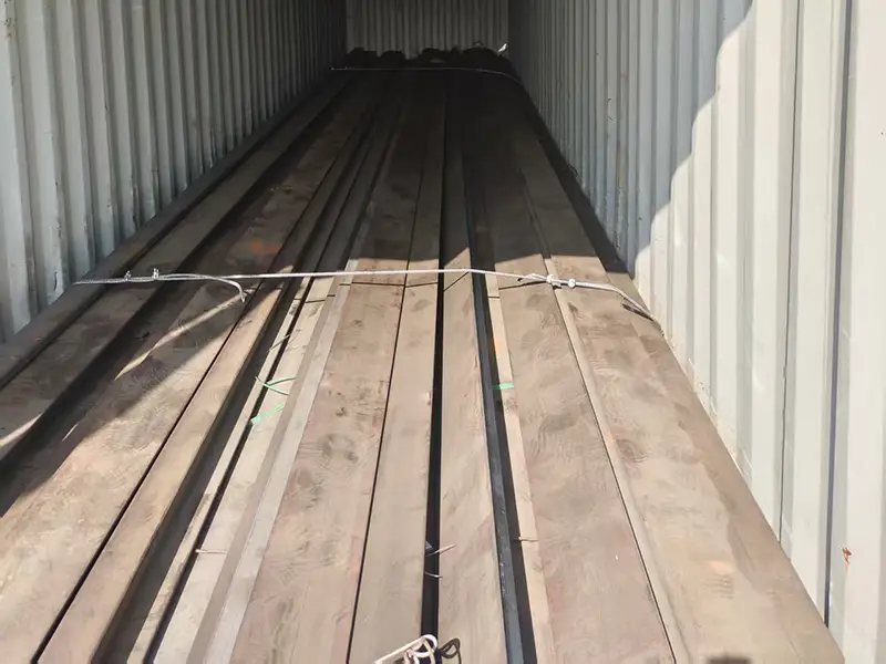 A120 Crane Rails Ready for Loading