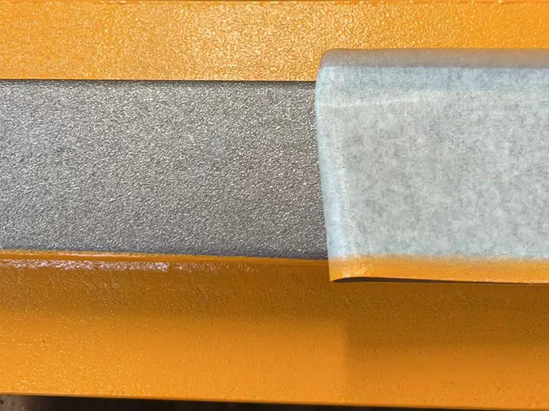 Blasted and Painted Tracks