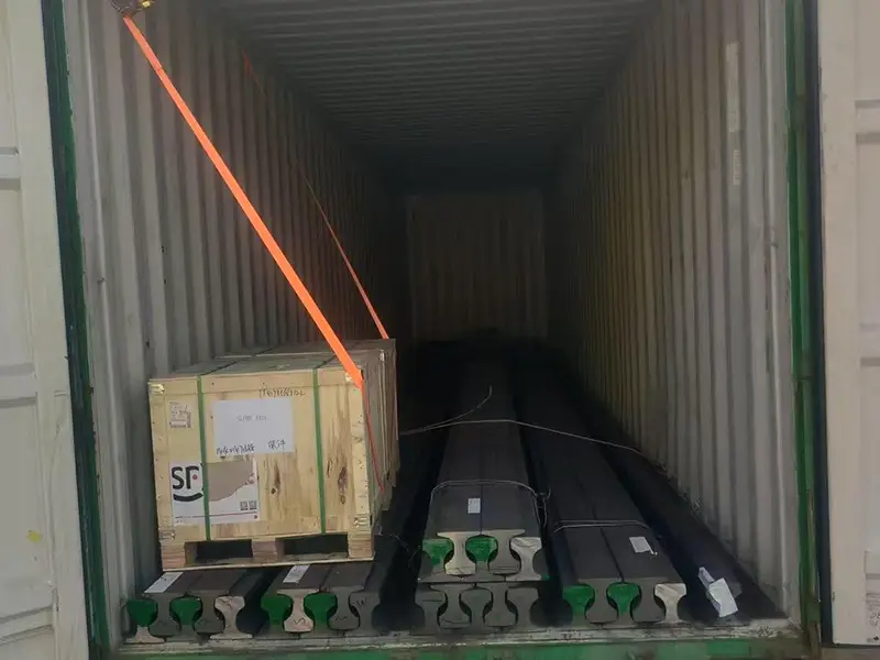 CR100 rail and wooden accessory boxes ready for shipment