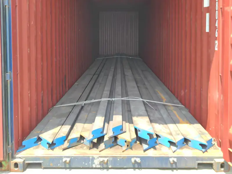 Steel-Strapped Rail Bundles